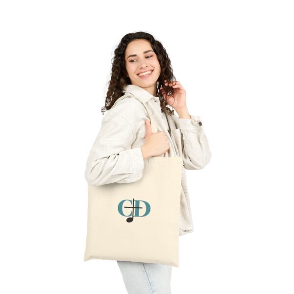 The Catholic Dad Cotton Canvas Tote Bag - 'The Goal Is Heaven' - Image 5